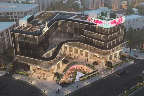 For sale in installments a 90 square meter clinic ground floor Seen Gardenia Mall