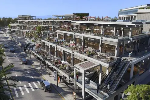 For sale shops in Ladera Hub Mall Fifth Settlement with a more than wonderful view