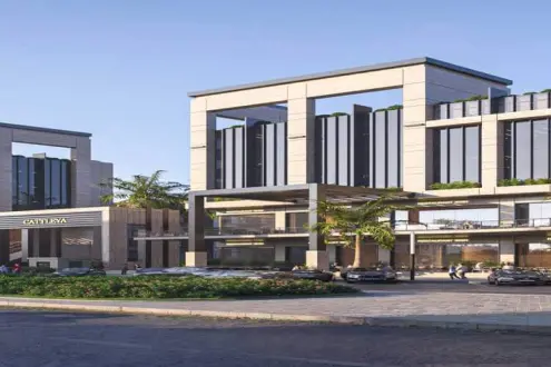 Hub Walk Mall Clinics Fifth Settlement with large areas starting from 180 square meters