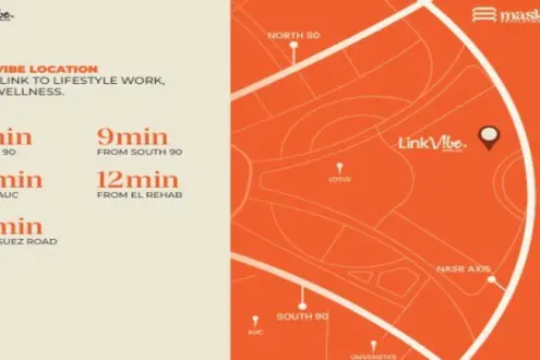 Hurry up and buy an office in Link Vibe Mall with an area starting from 80 square meters
