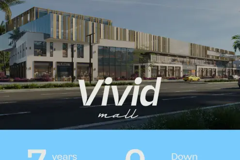 Office with a distinctive view in Vivid Mall 6th of October the only development at a very attractive price Office with a distinctive view in Vivid Mall 6th of October the only development at a very attractive price