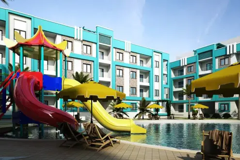 شاليه جاهز للبيع في قرية أونديكسا الساحل