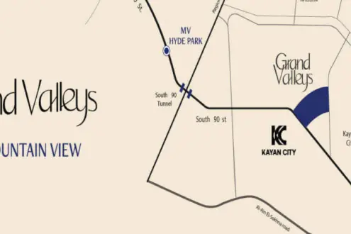 Ready to move in villa with an area starting from 300 square meters in Grand Valleys Compound
