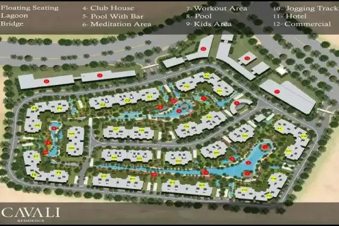 Seize the opportunity of upscale housing and book a studio in Cavali Residence Fifth Settlement
