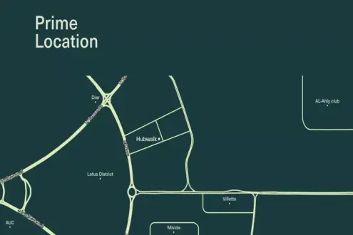 Shops for sale in Hub Walk Mall Fifth Settlement Find out the details and buy now