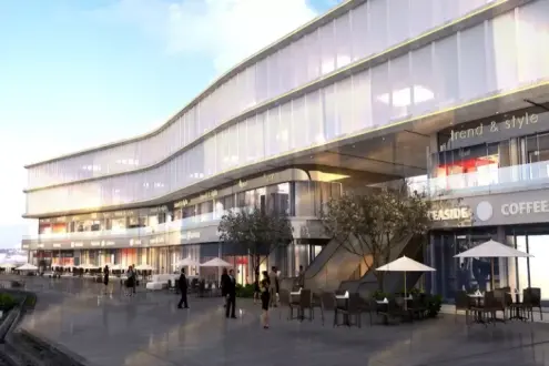 Shops for sale in Sway Mall Fifth Settlement with various spaces and a wonderful view