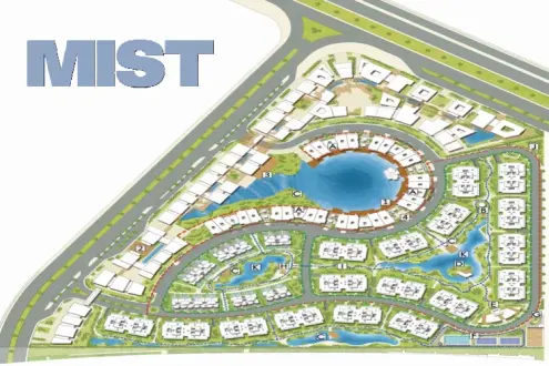 With a more than wonderful view Mist Villas in New Cairo are for sale Seize the opportunity