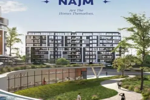 Apartments for sale in Najm Compound 6th Settlement with a stunning view Seize the opportunity and book now
