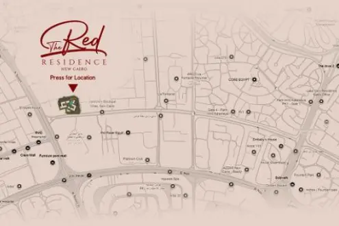 The Red Residence Fifth Settlement studios with large spaces starting from 100 meters