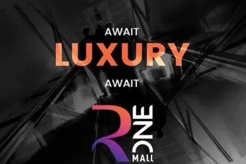 A 40 meter shop in R One Mall Receipt with facilities for 8 years