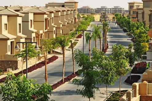 A distinctive townhouse with a view in Palm Hills Compound at a very affordable price