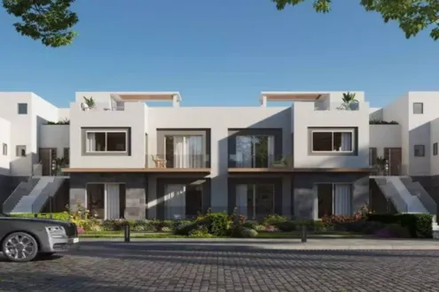A penthouse ready for receipt in Compound Six West  fully finished private