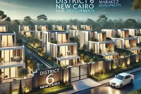 At a lower than market price a villa in District 6 Compound 8% down payment fully finished