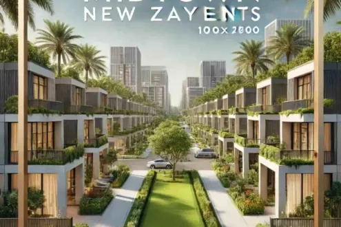 At an attractive price a 200  sqm villa in a wonderful Midtown View compound