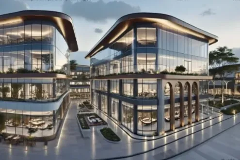 At an attractive price a 90 sqm office in Ray West View Mall is wonderful