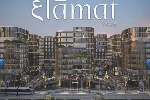 At less than the market price a store in Alamat Town Mall 49 square meters fully finished