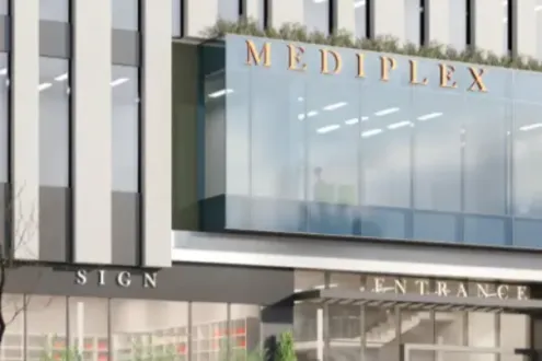Details about a clinic in Medplex Mall with an area of ​​65 square meters