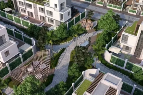 For sale in installments a 285 meter villa in Valley View Compound