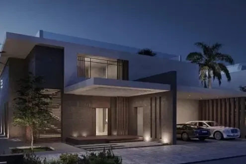 For sale in installments a townhouse of 350 meters in Lin wood Compound