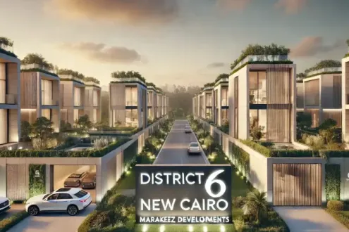 Own a twin house in District 6 Compound Sixth Settlement with an area of ​​250 square meters