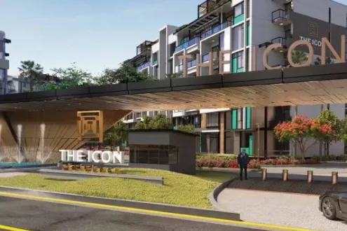 Penthouse for sale in The Icon Residence 2 Compound Fifth Settlement with various spaces and a wonderful view