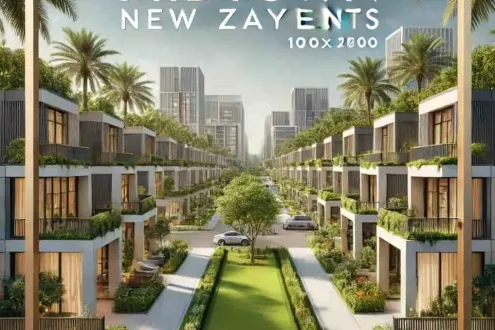 The cheapest 7 room townhouse immediate receipt with 8 years facilities in Midtown Compound