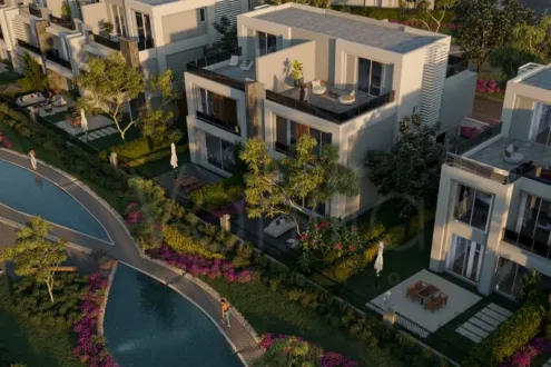 بمساحة 350 متراً توين هاوس للبيع في كمبوند الباتيو تاون