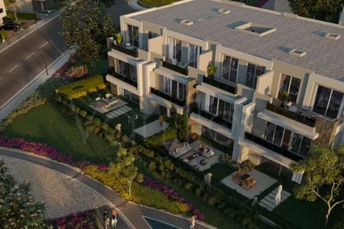 بمساحة 400 متراً توين هاوس للبيع في كمبوند الباتيو تاون