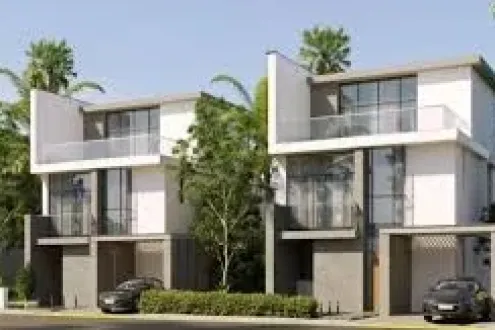 A 320m villa with a private garden in Boutique Saada Compound