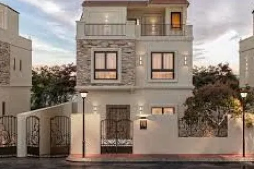 A 410m villa with a private garden in Orchida Zayed Compound
