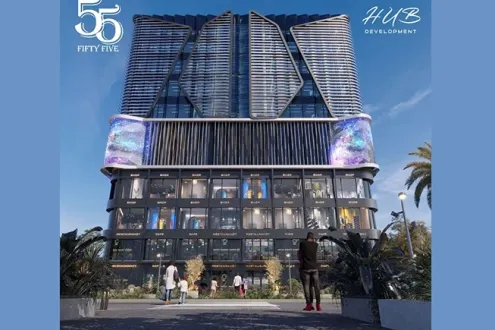 سارع بالحجز في مول فيفتي فايف العاصمة الإدارية الجديدة في محل تبدأ مساحاتها من 33 متراً