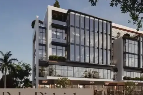 للبيع محل 80 متر بمول بالم ديستريكت التجمع الخامس