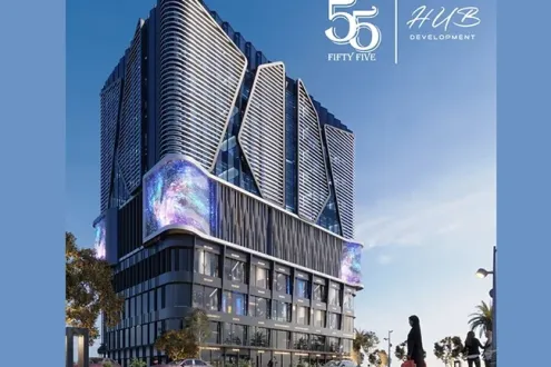 للبيع بالتقسيط محل 28 متر مول فيفتي فايف العاصمة الإدارية الجديدة