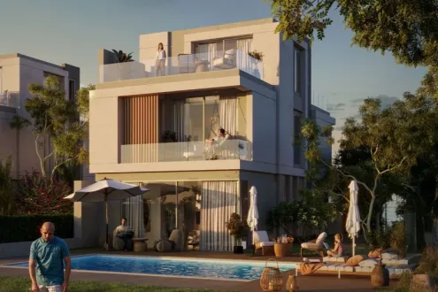 Own a townhouse now in Patio Hills with areas starting from 190m