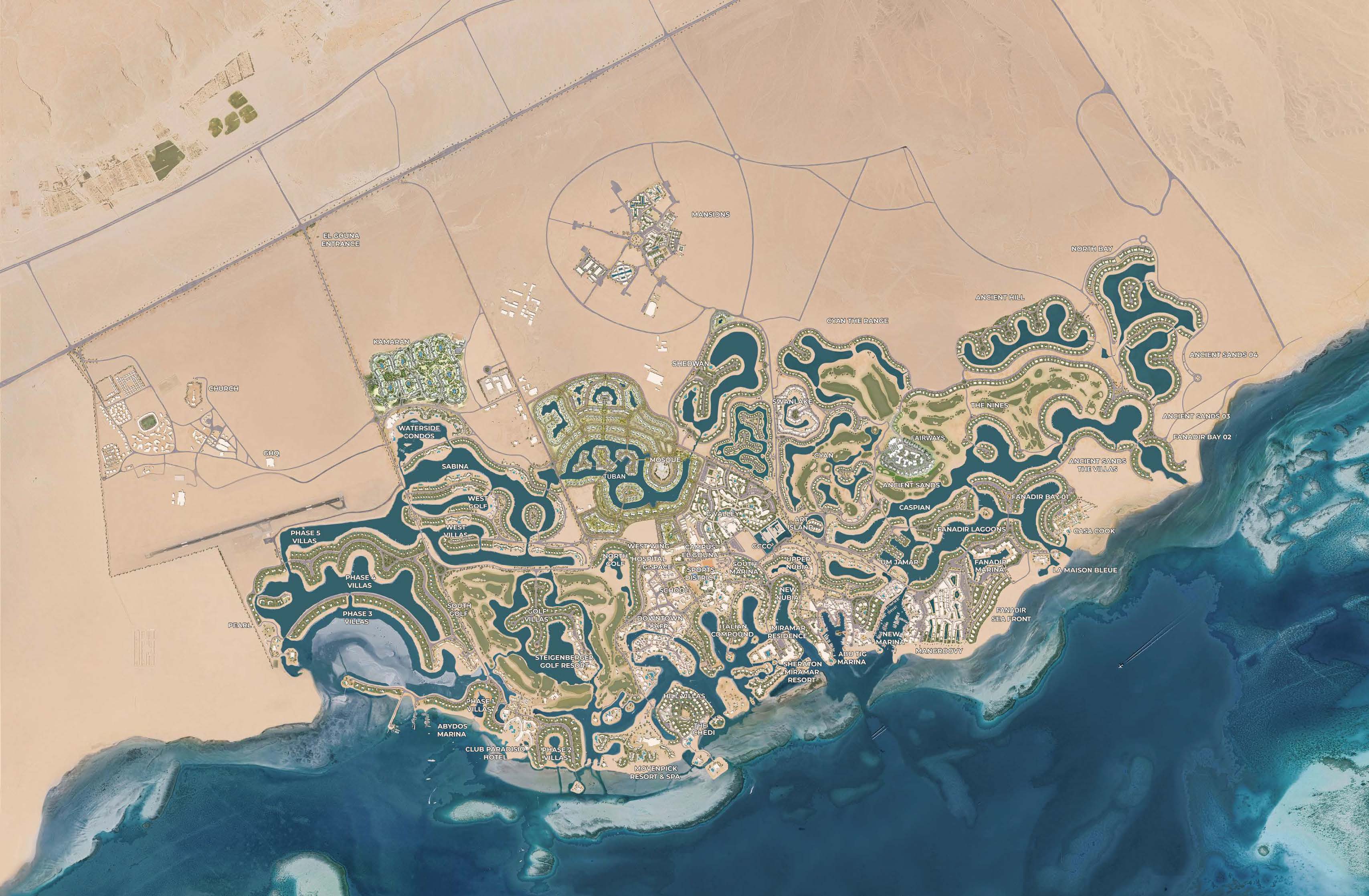 Cyan El Gouna Orascom Development Master Plan