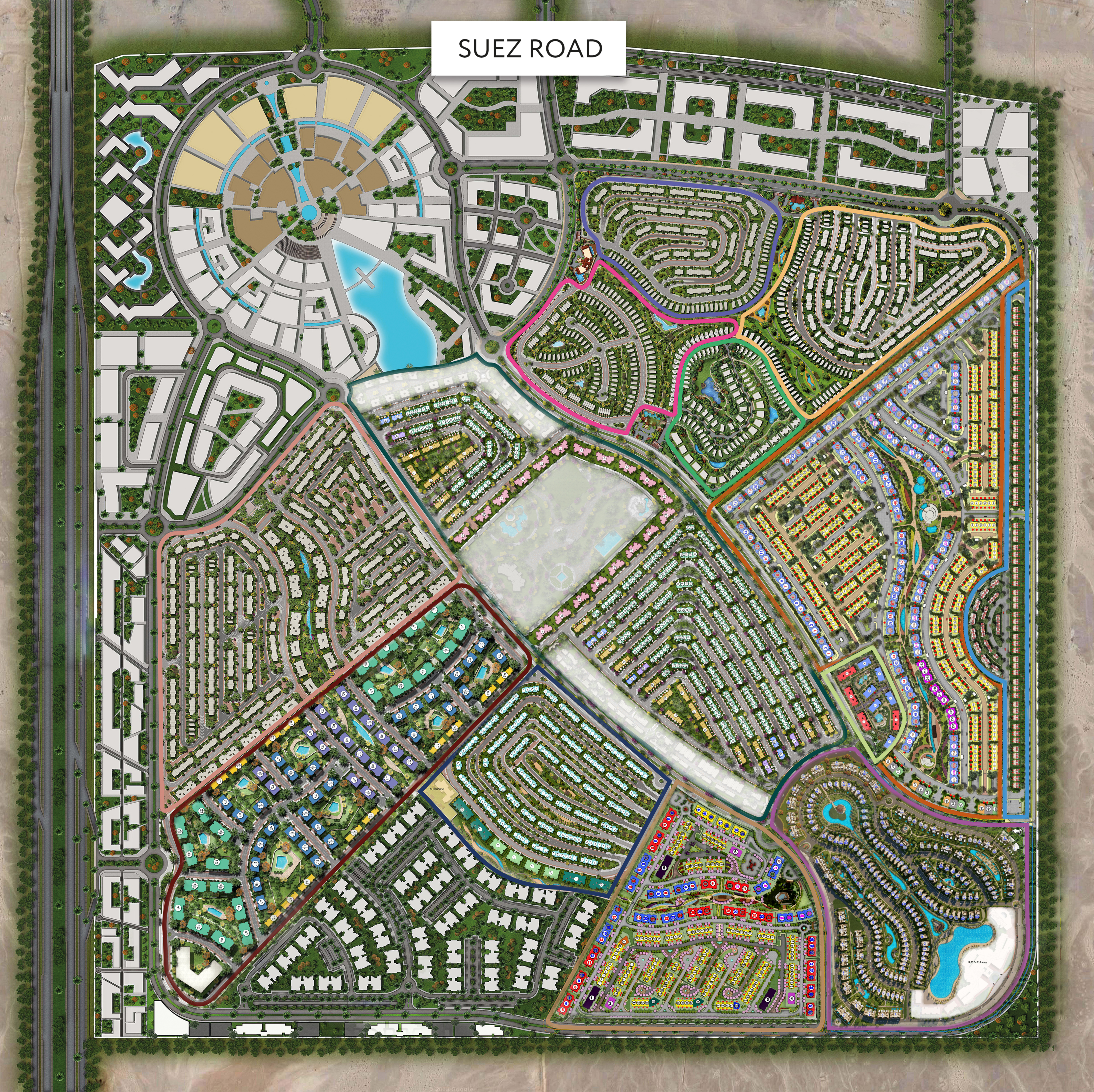 Sarai Compound New Cairo MNHD Master Plan