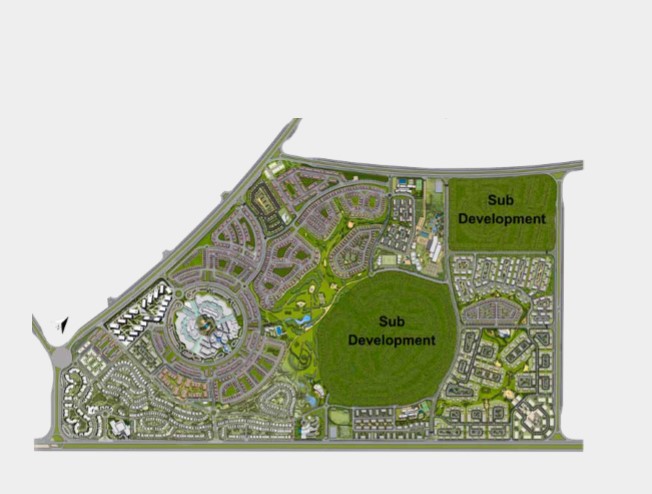 Hyde Park New Cairo Compound Master Plan