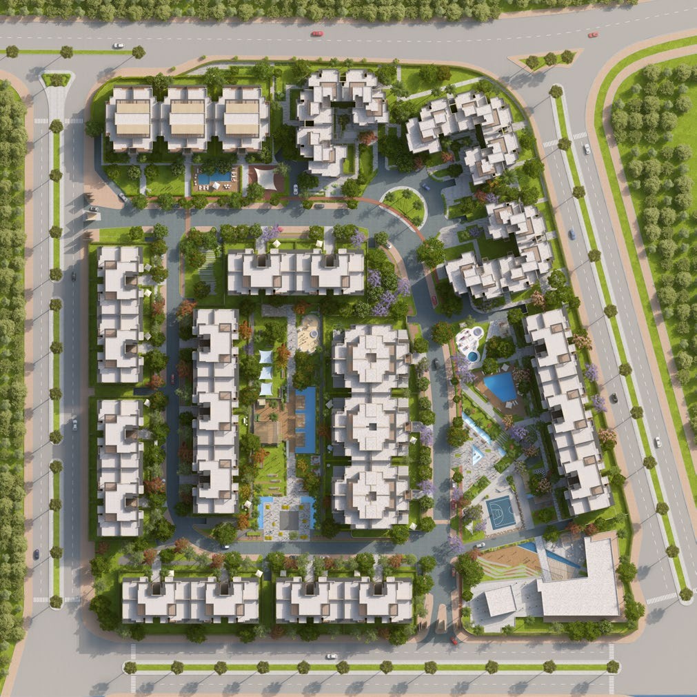 المخطط العام لـ كمبوند ازاد التجمع الخامس تعمير للإسكان العقاري - Azad New Cairo Compound El Tameer