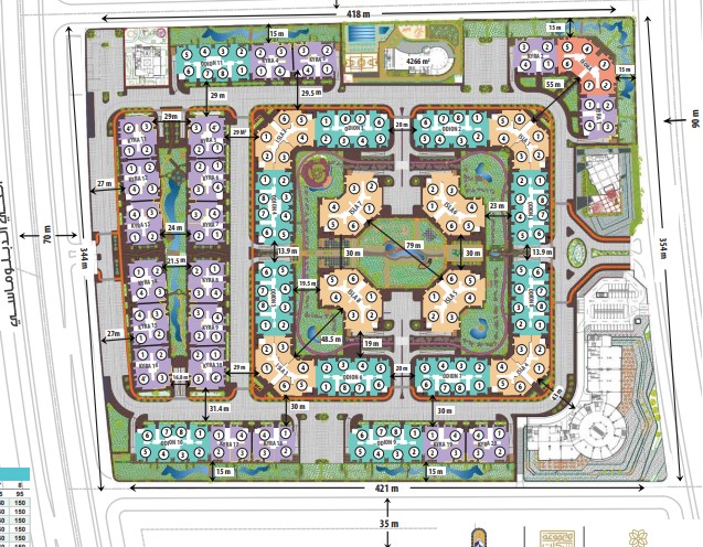 Golden Yard New Capital Compound Marseilia Group Master Plan