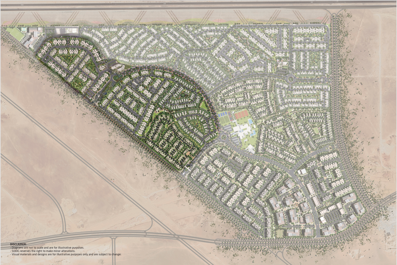 كمبوند كارميل سوديك الشيخ زايد - Karmell SODIC New Zayed المخطط العام