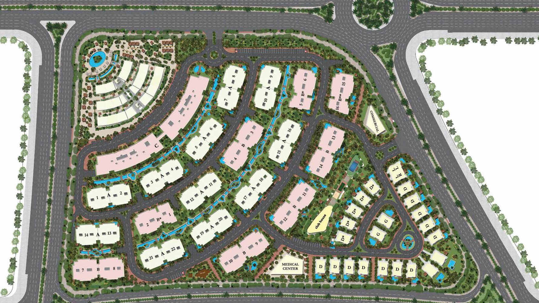 Zavani New Capital Compound Progate Developments Master Plan