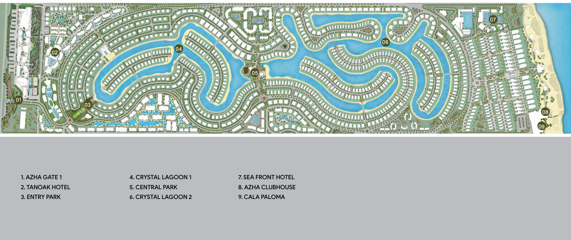 Chalets for sale in Azha Ain Sokhna Master Plan