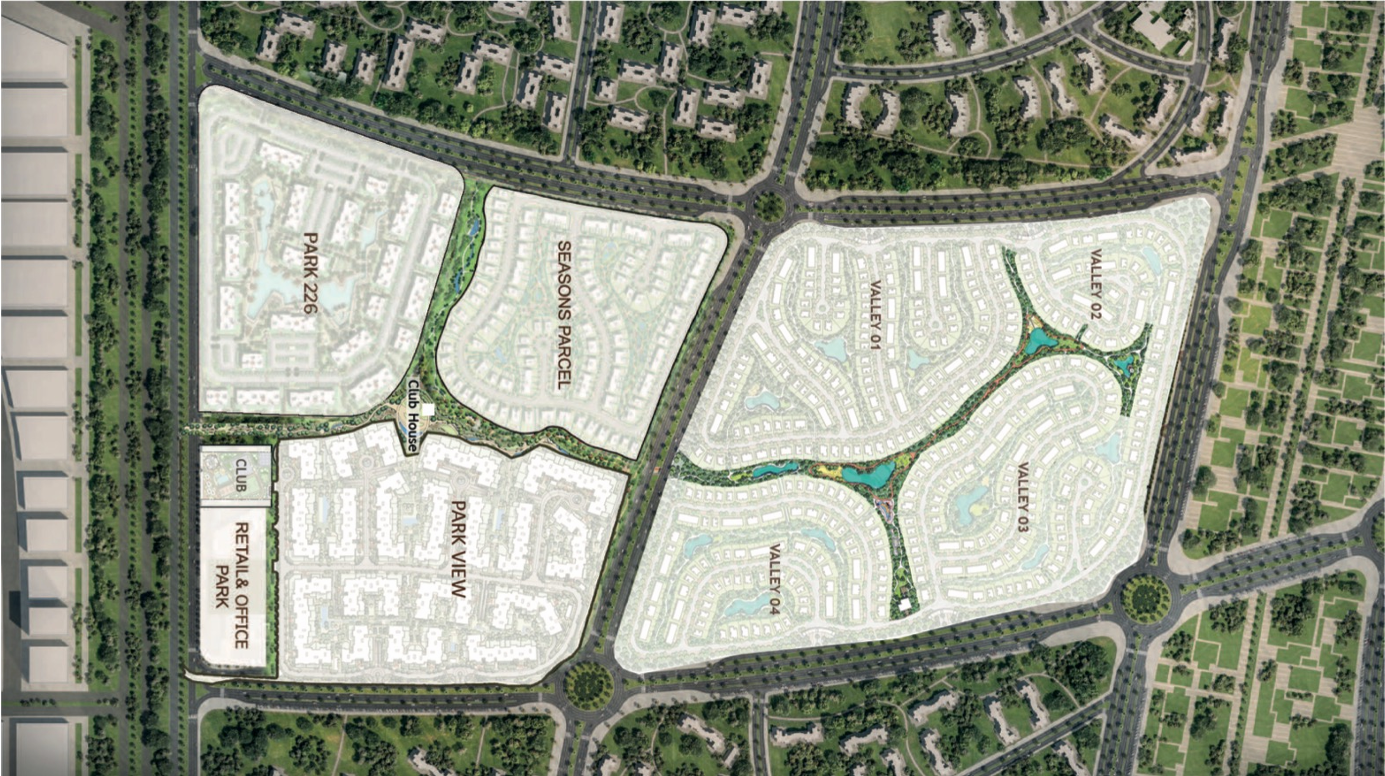 كمبوند هاب تاون المستقبل سيتي حسن علام بروبرتيز - Haptown Mostakbal City Compound المخطط العام