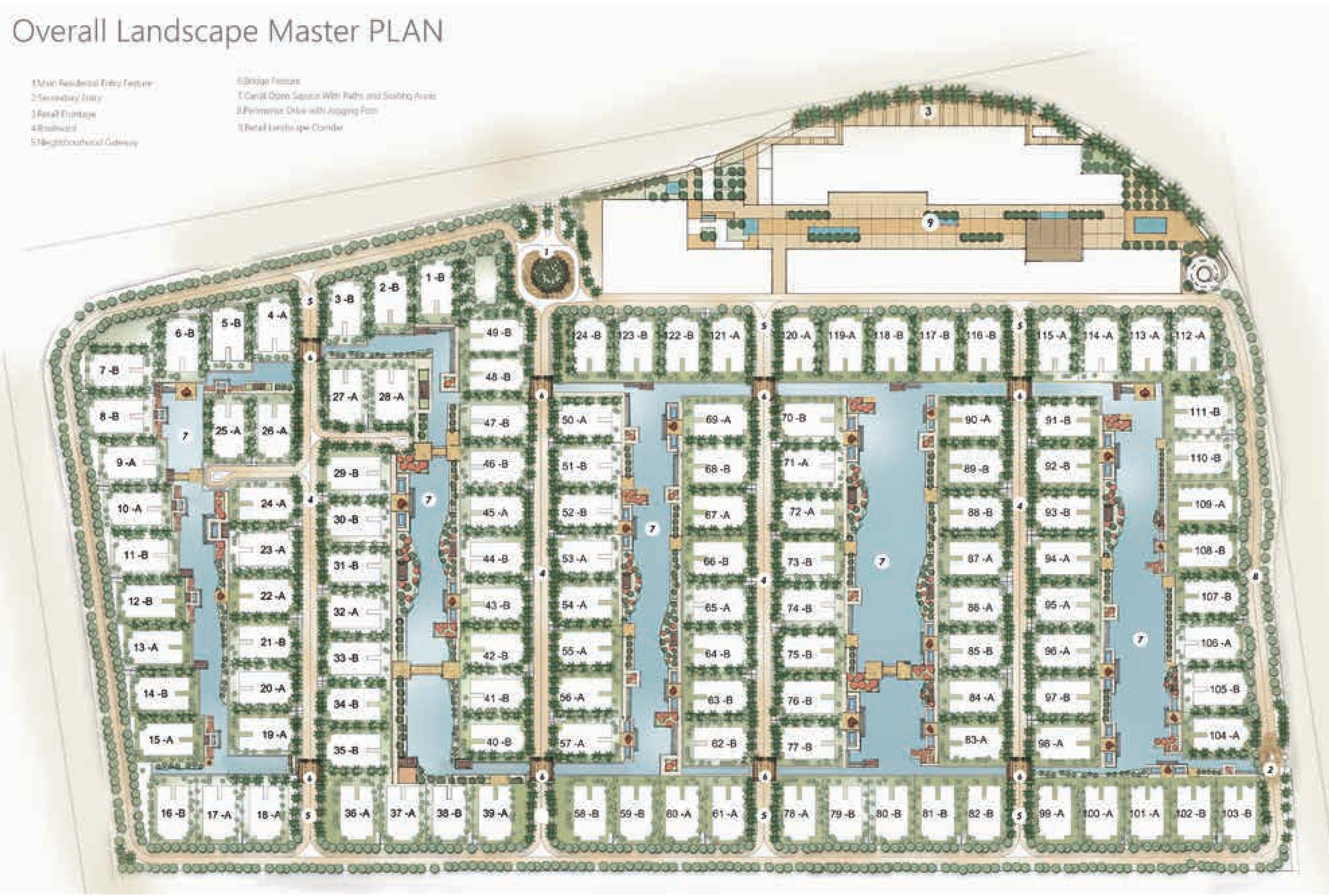 Apartments for sale in Lake View Residence Master Plan