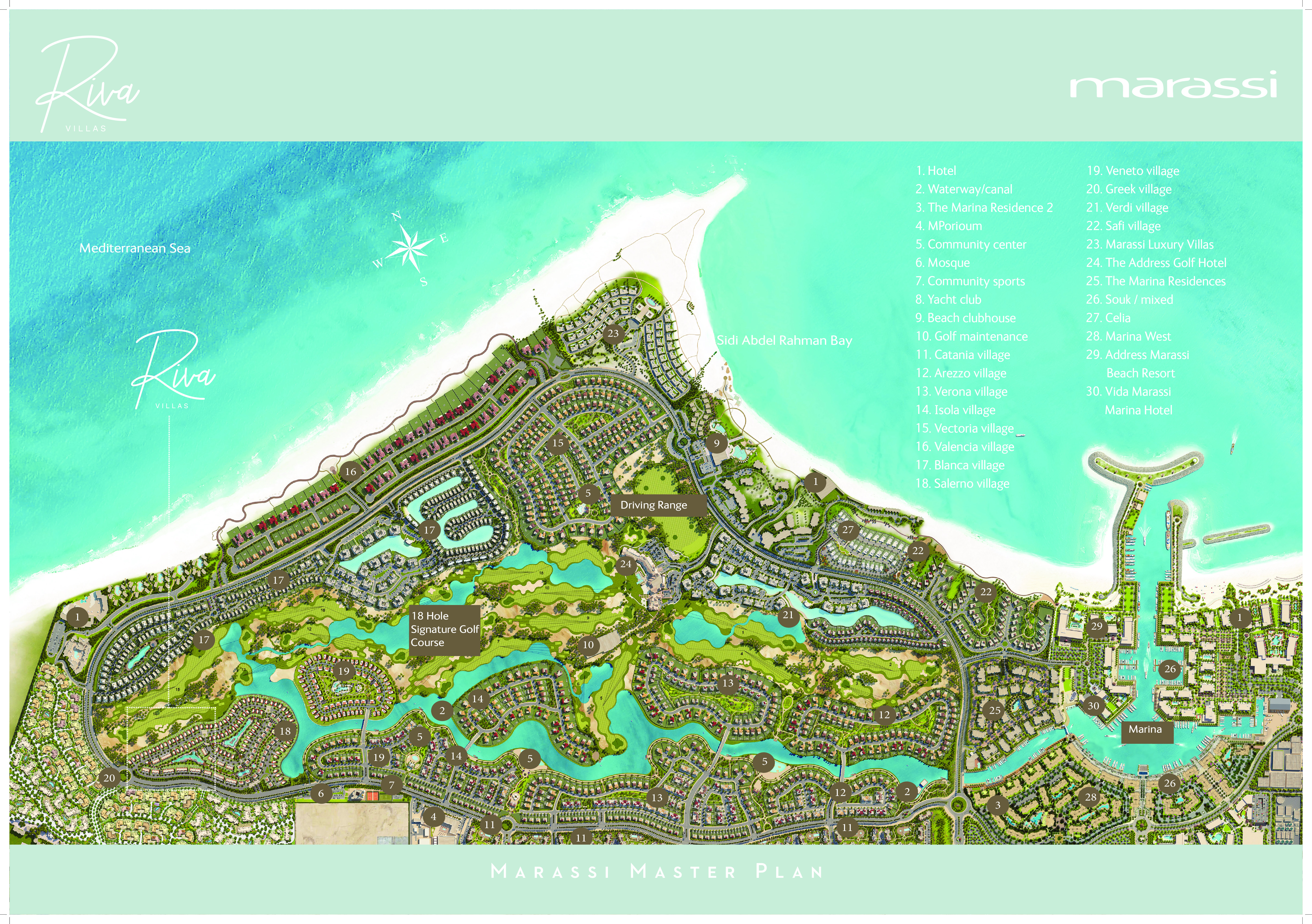 Apartments for sale in Marassi North Coast Master Plan