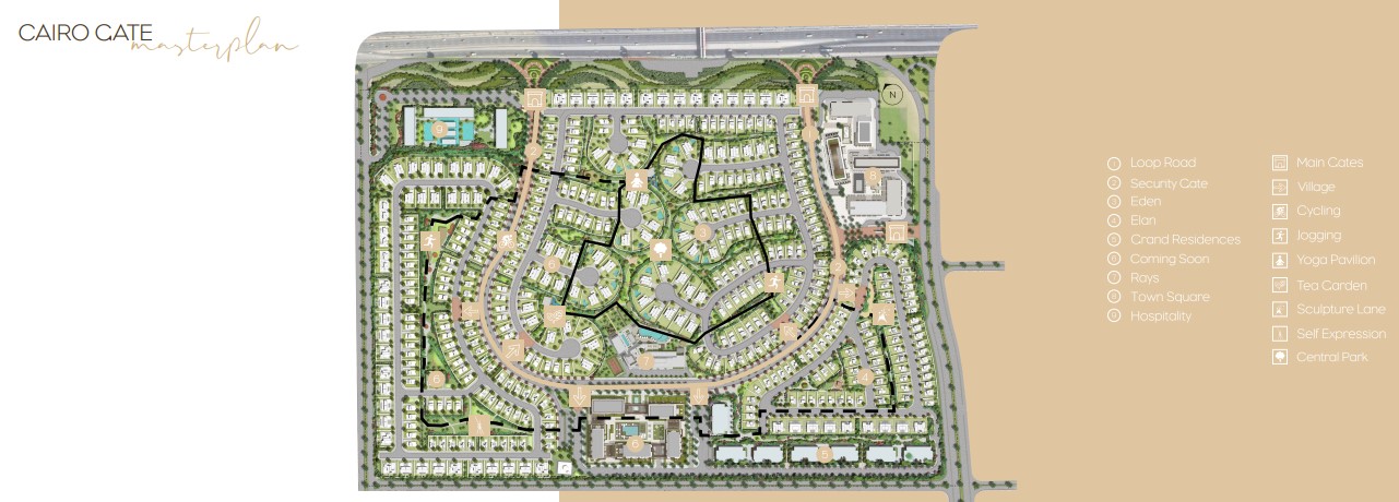 Cairo Gate Emaar Sheikh Zayed Master Plan