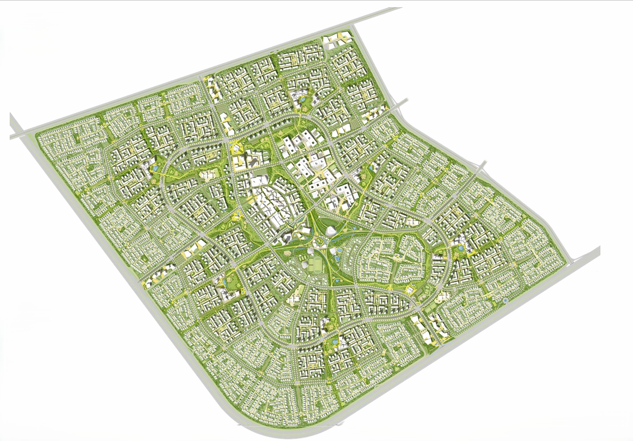 Apartments for sale in Badya Palm Hills Master Plan