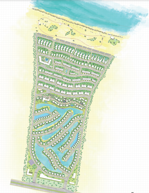 قرية المصيف الساحل الشمالي إم تو العقارية - El Masyaf North Coast المخطط العام