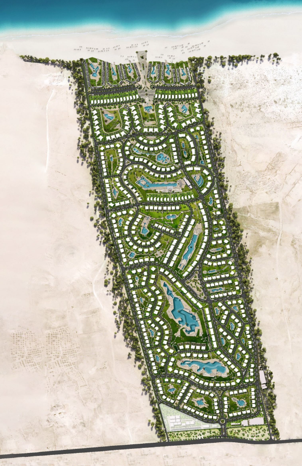 قرية جايا الساحل الشمالي الأهلي للتنمية العقارية - Gaia North Coast Sabbour المخطط العام