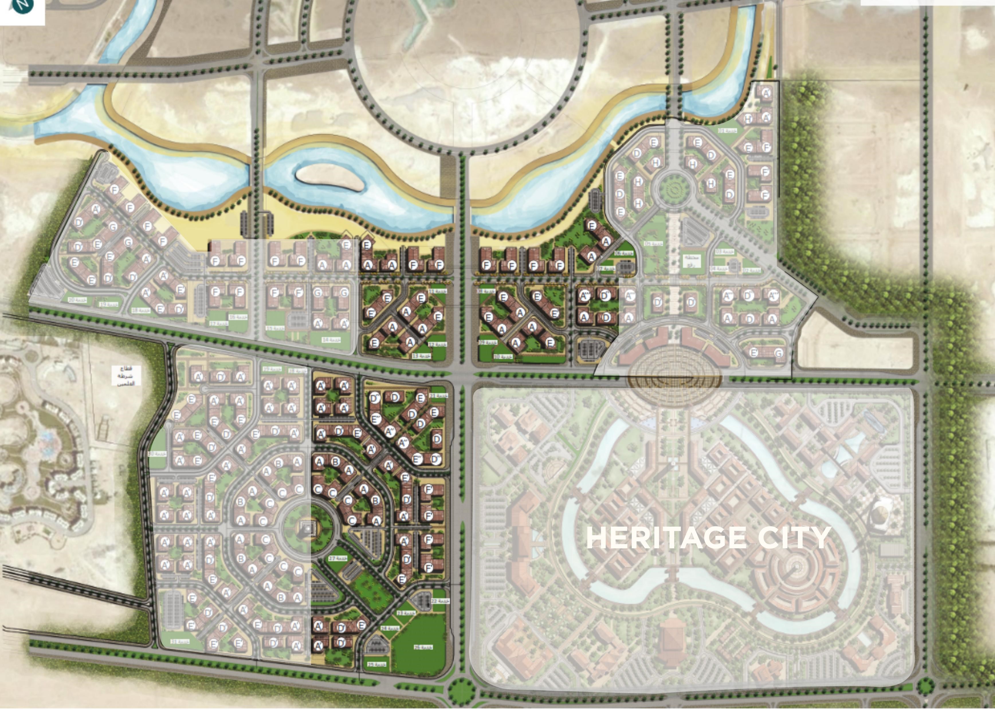 الحي اللاتيني بالعلمين الجديدة سيكون العقارية - Il-Latini New Alamein المخطط العام